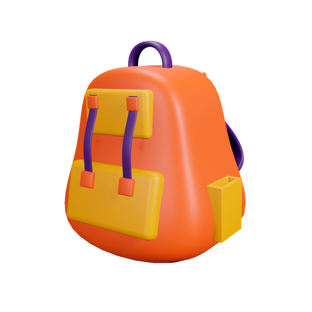 Backpack  3D Illustration