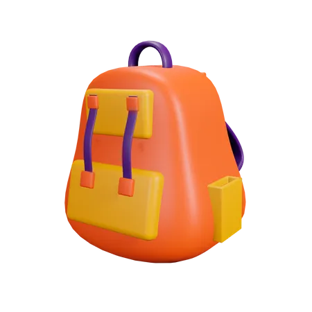 Backpack  3D Illustration