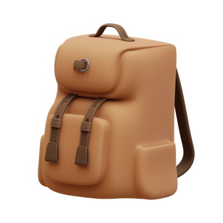 Backpack  3D Illustration