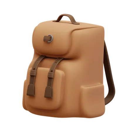 Backpack  3D Illustration