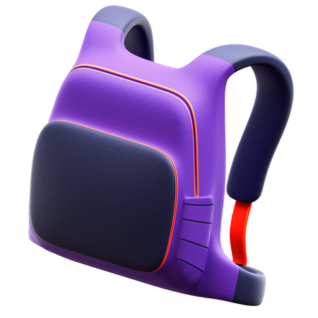 Backpack  3D Illustration