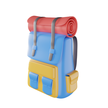 Backpack  3D Illustration