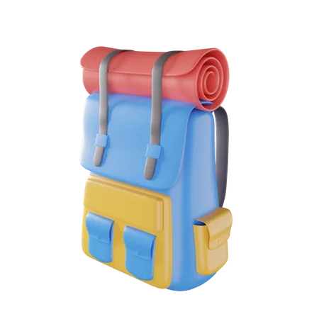 Backpack  3D Illustration