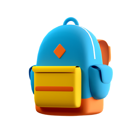 Backpack  3D Illustration