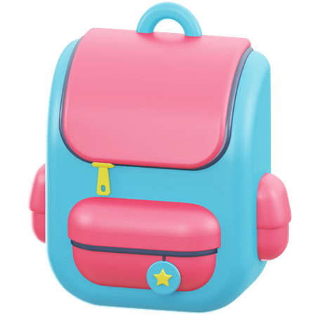 Backpack  3D Illustration