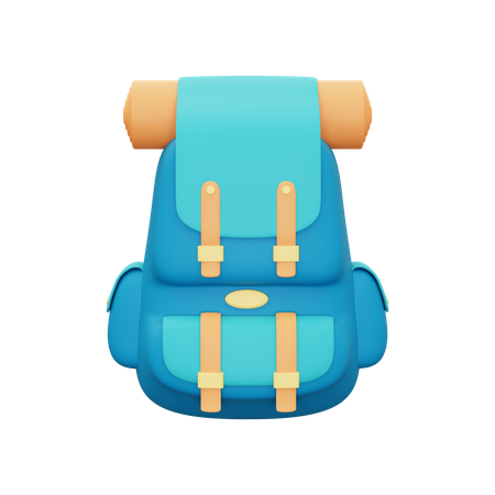 Backpack  3D Illustration