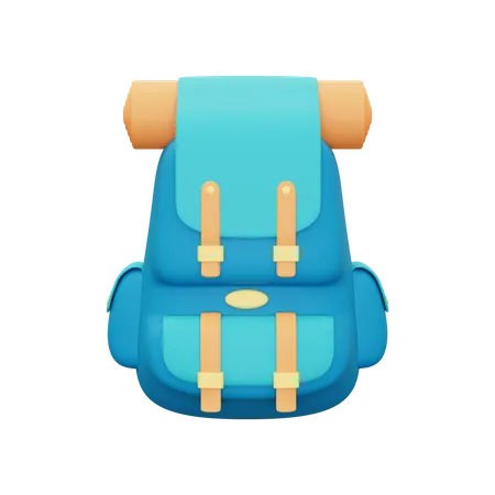 Backpack  3D Illustration