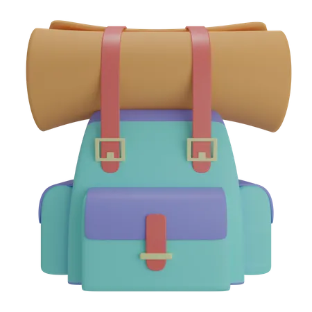 Backpack  3D Illustration