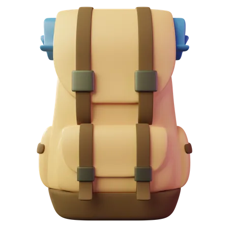 Backpack  3D Illustration