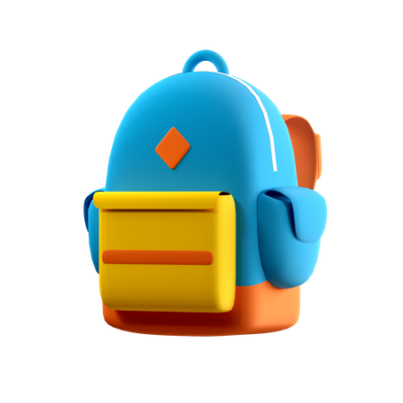 Backpack 3D Illustration