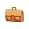 3d student backpack emoji