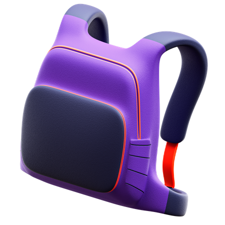 Backpack 3D Illustration