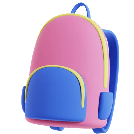 School Backpack 3 D Illustration 3D Illustration