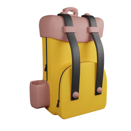 Backpack 3 D Icon Contains PNG BLEND GLTF And OBJ Files 3D Icon