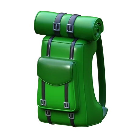 Backpack 3 D Camping Icon 3D Icon