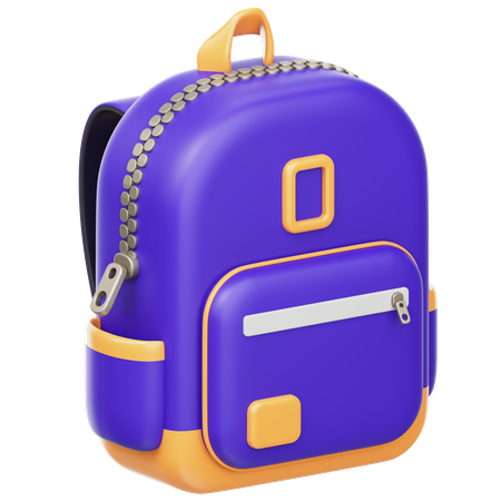 Backpack Bag  3D Icon