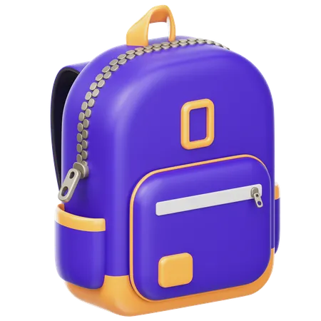 Backpack Bag  3D Icon