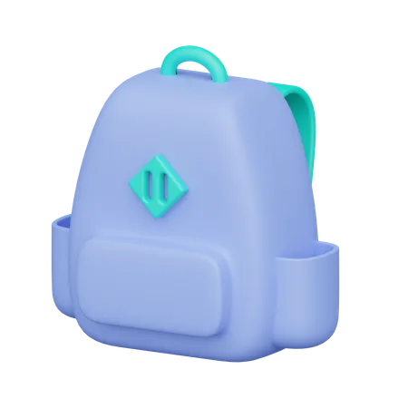 Backpack Boy  3D Icon