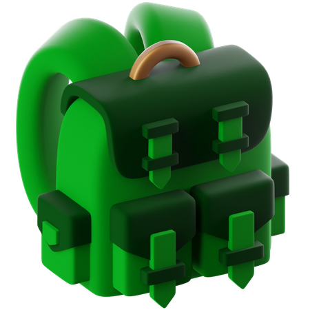 バックパック ミリタリー  3D Icon