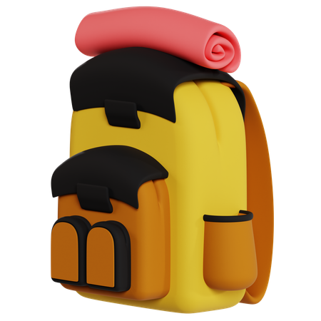 Backpackers Essential Gear  3D Icon