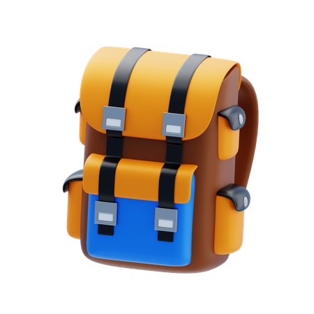 Backpacking  3D Icon