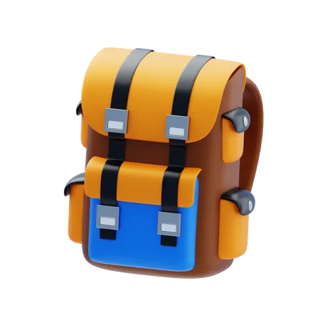 Backpacking  3D Icon