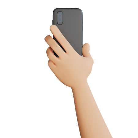 Backside of android phone  3D Icon