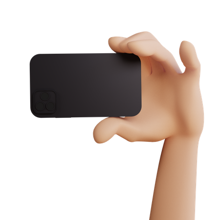 Backside of iphone  3D Icon