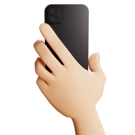 Backside of iphone  3D Icon