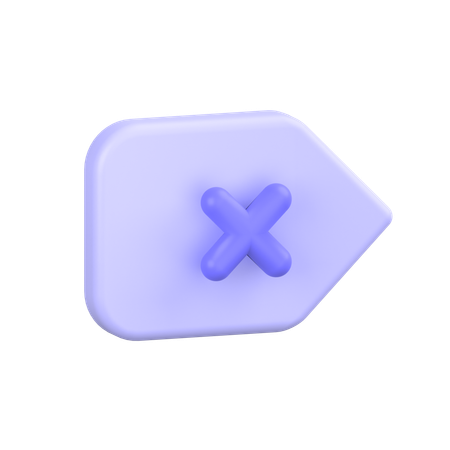 Backspace  3D Icon