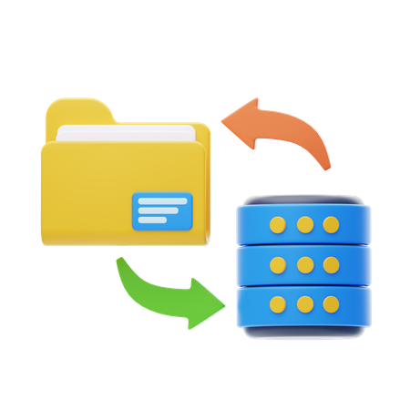 Backup  3D Icon