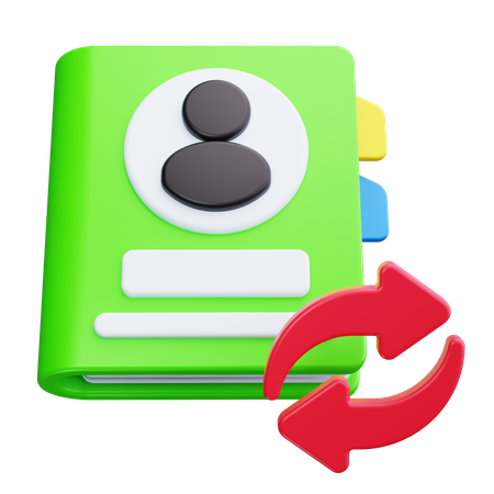 Backup Contact Book  3D Icon