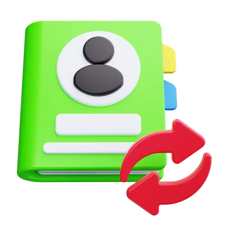 Backup Contact Book  3D Icon