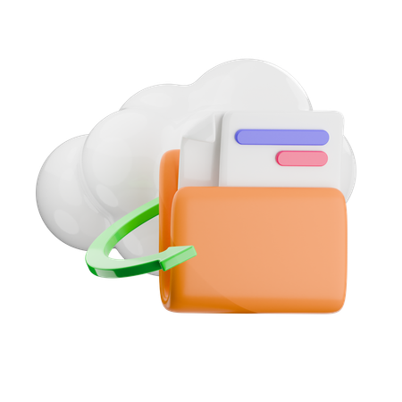 Dados de backup  3D Icon