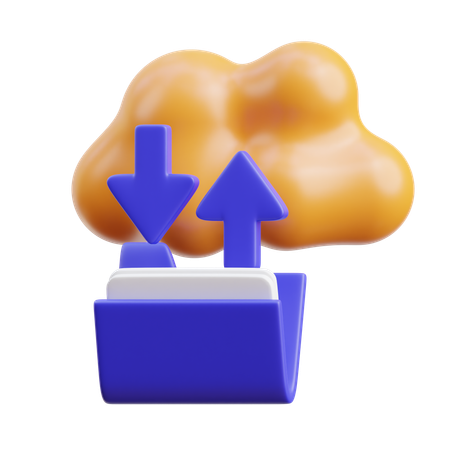 Backup Data  3D Icon