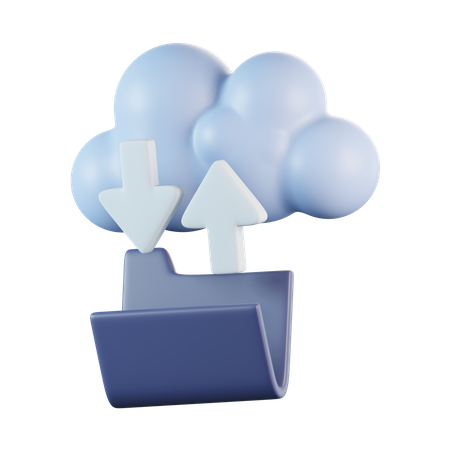 Backup Data  3D Icon