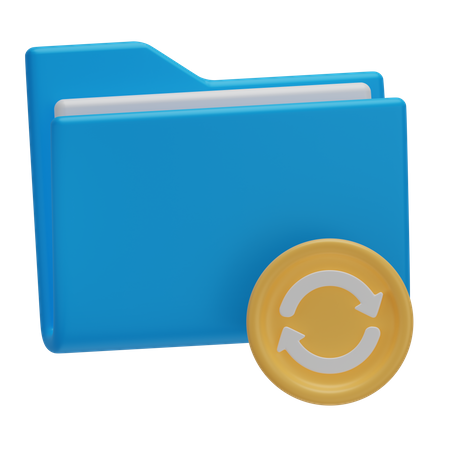 Backup Data  3D Icon