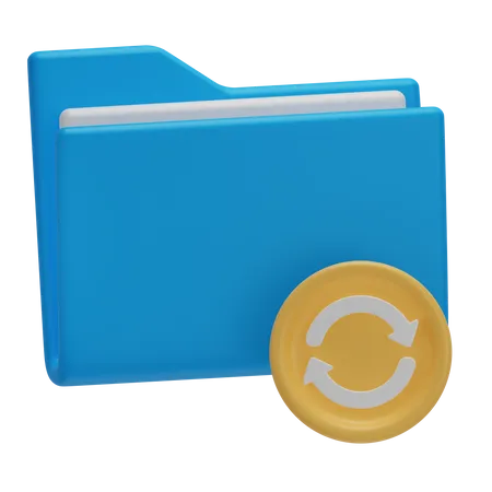 Backup Data  3D Icon