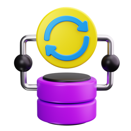 Backup de banco de dados  3D Icon