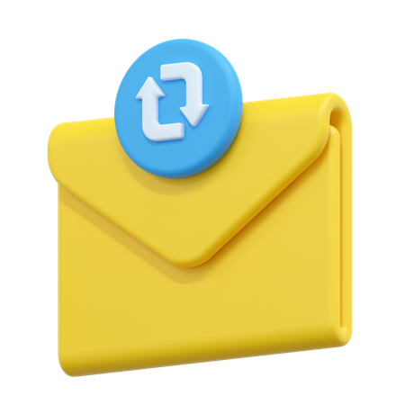 Backup de e-mail  3D Icon