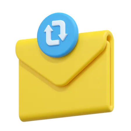 Backup de e-mail  3D Icon