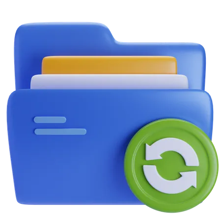 Backup document 3D Icon