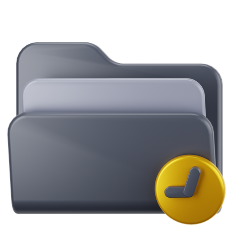 Backup Folder  3D Icon