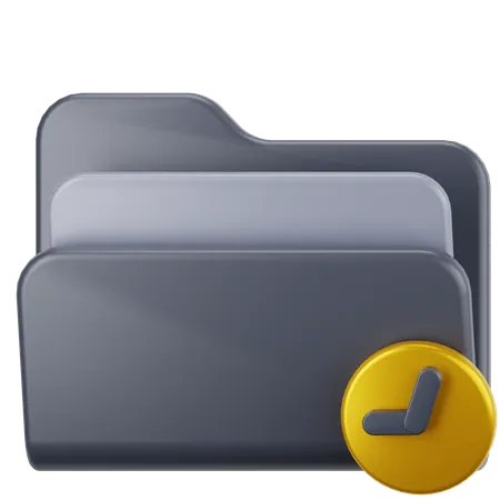 Backup Folder  3D Icon