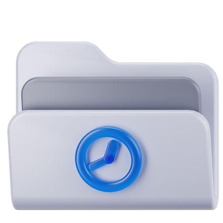 Backup Folder  3D Icon