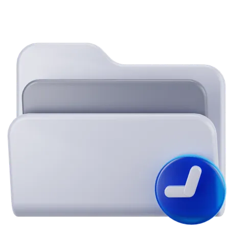 Backup Folder  3D Icon