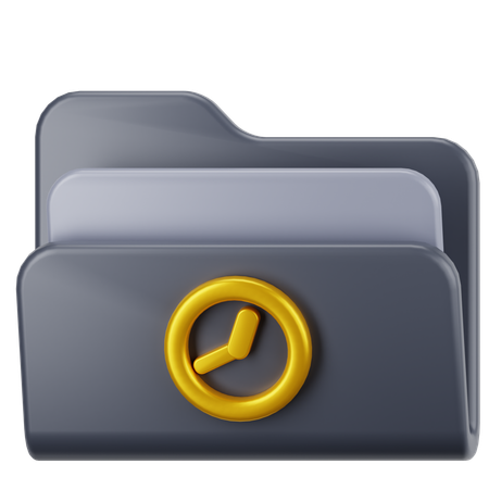 Backup Folder  3D Icon