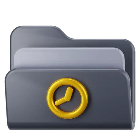 Backup Folder  3D Icon