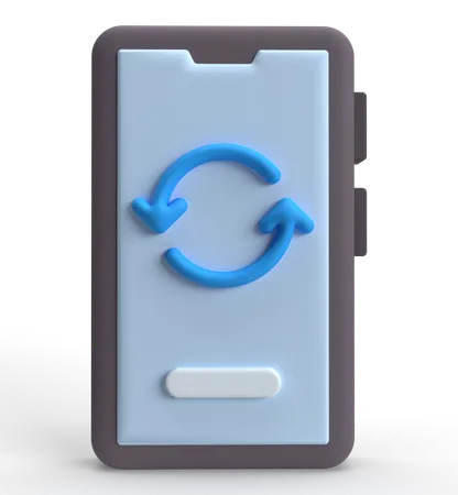 Backup móvel  3D Icon