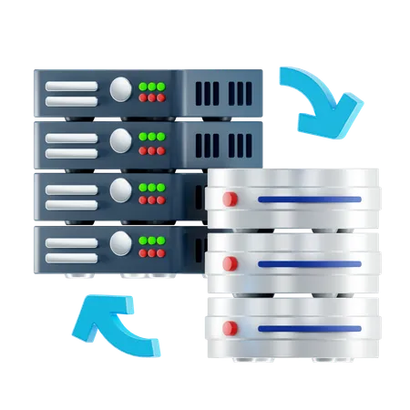 Backup para offline  3D Icon